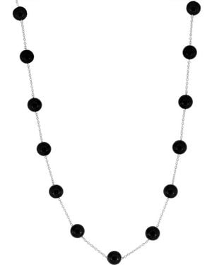 Effy Sterling & Onyx Beaded Necklace - Black