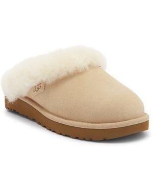 UGG Clugette Genuine Shearling Clog - Natural