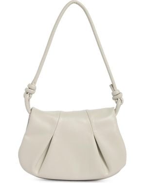 BCBGMAXAZRIA Flap Knot Shoulder Bag - Gray