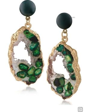 Jardin Faux Stone Resin Drop Earrings (Nordstrom Exclusive) - Green