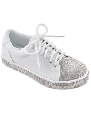 Lady Couture Legend Rhinestone Sneaker - White
