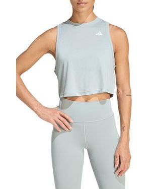 adidas Climacool Crop Tank Top - Blue