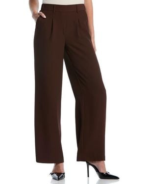 Laundry by Shelli Segal It Girl Pull On Wide Leg Pants - Brown