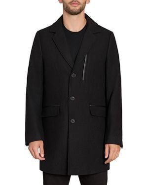 Sam Edelman Wool Blend Coat - Black
