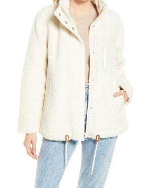 Madewell Resourced High Pile Fleece Jacket - Natural