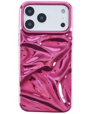 Auramma Crinkles Iphone 17 Pro Case - Pink