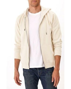 Threads For Thought Organic Cotton Blend Zip Hoodie - Natural