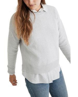 Madewell Pickford Pullover Sweater - Gray