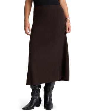 Madewell Merino Wool Blend Maxi Skirt - Black