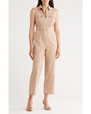 Nanette Lepore Pocketed Jumpsuit - Natural