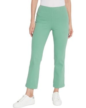 Lyssé Pull-On Baby Bootcut Ankle Jeans - Green