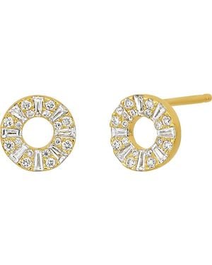 Bony Levy Circle Of Life Diamond Stud Earrings (Nordstrom Exclusive) - Metallic