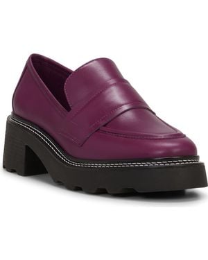 Vince Camuto Chantie Platform Loafer - Purple