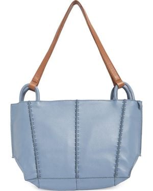 Sak Los Feliz Leather Satchel - Blue