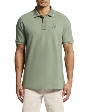 Psycho Bunny New Castle Slim Fit Piqué Polo - Green