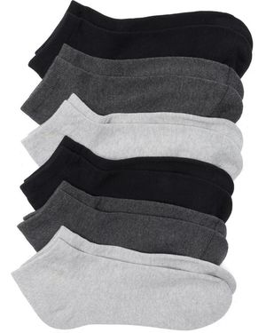 90 Degrees 6-Pack Low Cut Socks - Black
