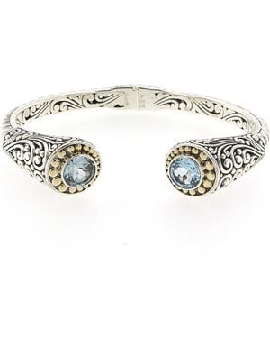 Samuel B. Tipped Two-Tone Bangle - Blue