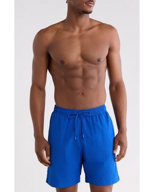 Tommy Hilfiger Drawstring Swim Trunks - Blue