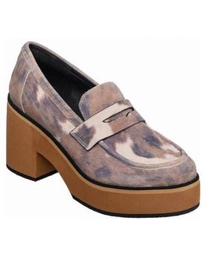 Antelope Ivy Loafer Pump - Brown