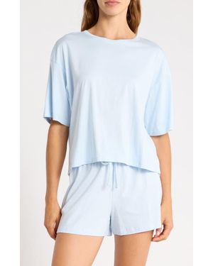 Abound Cotton Blend Sleep T-Shirt - Blue