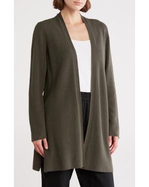 Eileen Fisher Organic Cotton Cardigan - Green