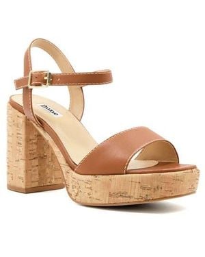 Dune Jodi Platform Sandal - Natural