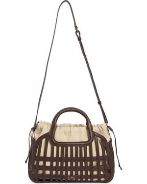 Sam Edelman Marlowe Basket Tote Bag - Brown