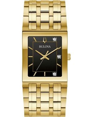 Bulova Quandra Diamond Bracelet Watch, 30Mm - Metallic