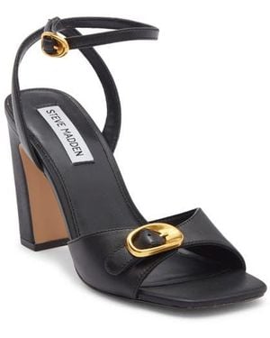 Steve Madden Lilliana Ankle Strap Sandal - Black