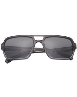 Ted Baker 59Mm Polarized Navigator Sunglasses - Gray