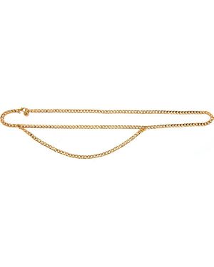 Linea Pelle Drape Waist Chain - Metallic