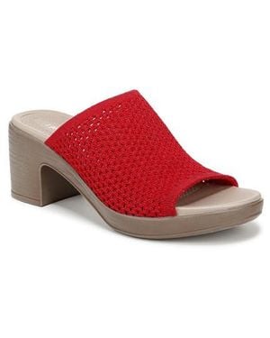 Bzees Ella Block Heel Sandal - Red