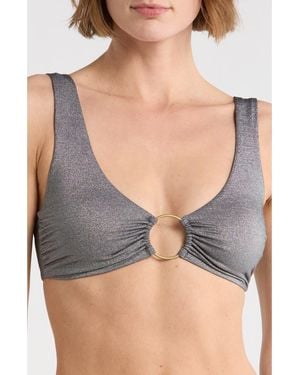 Vitamin A Skylar Bikini Top - Gray