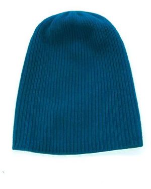 Portolano Cashmere Beanie - Blue