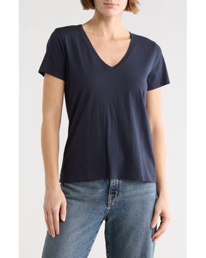 Madewell Softfade V-Neck Tee - Blue