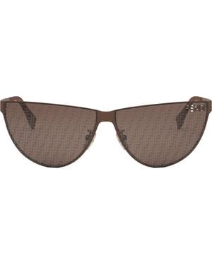 Fendi 62Mm Cat Eye Sunglasses - Brown