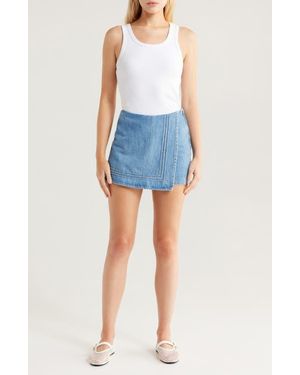 Damson Madder Rory Denim Skort - Blue