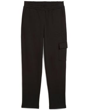 PUMA Essentials Embossed Cargo Pants - Black