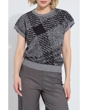 Lyssé Germaine Pullover Sweater - Gray