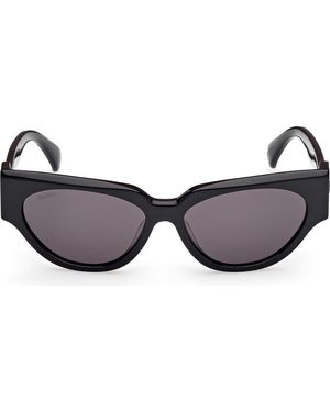 Max Mara 55Mm Cat Eye Sunglasses - Black