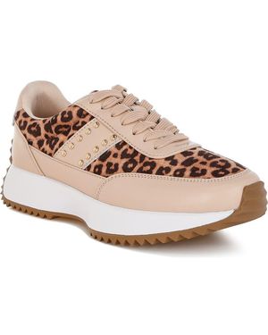 Rag & Co Lepark Studded Sneaker - Pink