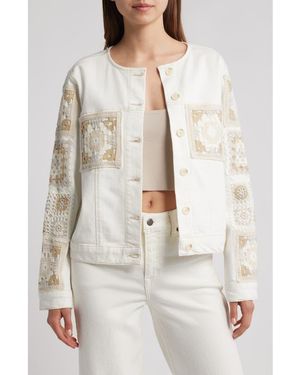 Rails Lido Stitch Jacket - White