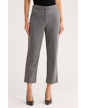 Jonathan Simkhai Hayley Crop Straight Leg Pants - Gray