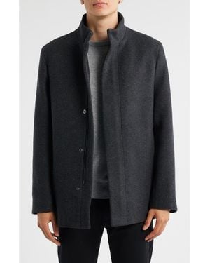 Theory Clarence Wool Melton Jacket - Black