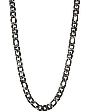 Ed Hardy Stainless Steel Figaro Chain Necklace - Metallic