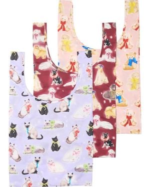 BAGGU Set Of 3 Standard Reusable Totes - Multicolor