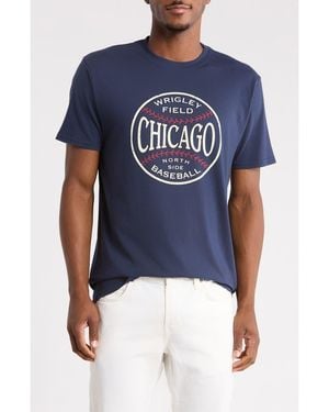 American Needle Wrigley Baseball Graphic T-Shirt - Blue