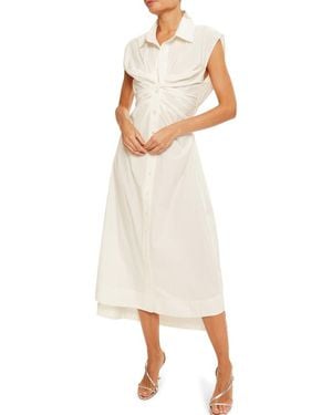 Ramy Brook Mihal Cap Sleeve Shirtdress - Natural
