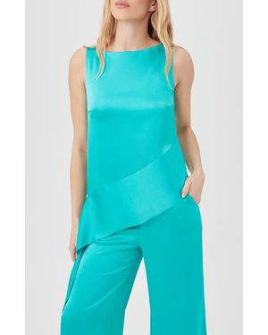 Trina Turk Makay Sleeveless Top - Blue