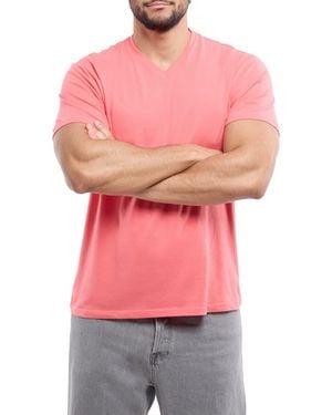 Xray Jeans V-Neck Flex T-Shirt - Pink